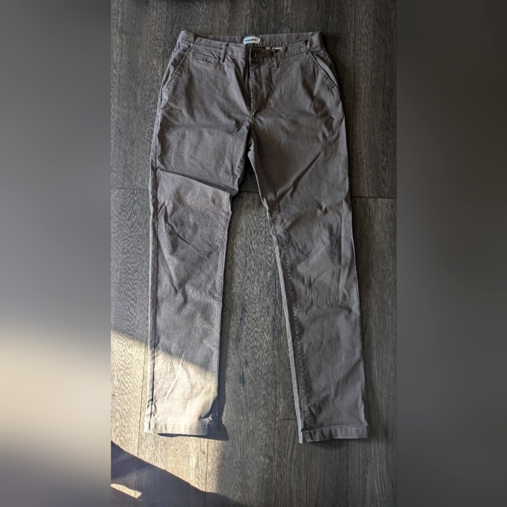 Taylor Stitch Ash Grey Democratic Fit Chinos 34x36